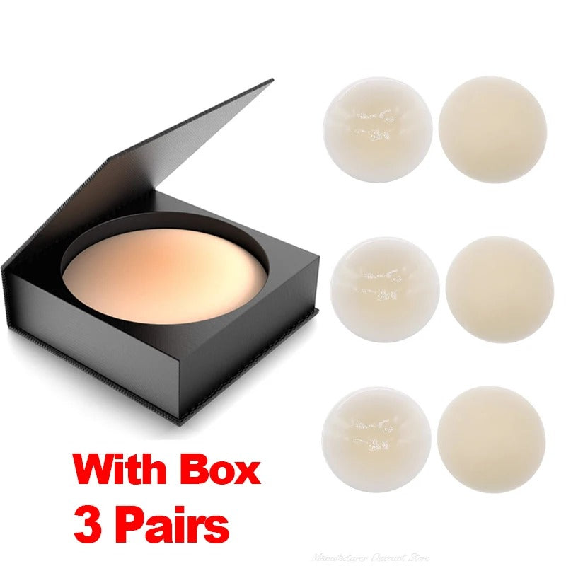 Reusable Silicone Nipple Covers – Invisible & Seamless (3 Pairs)