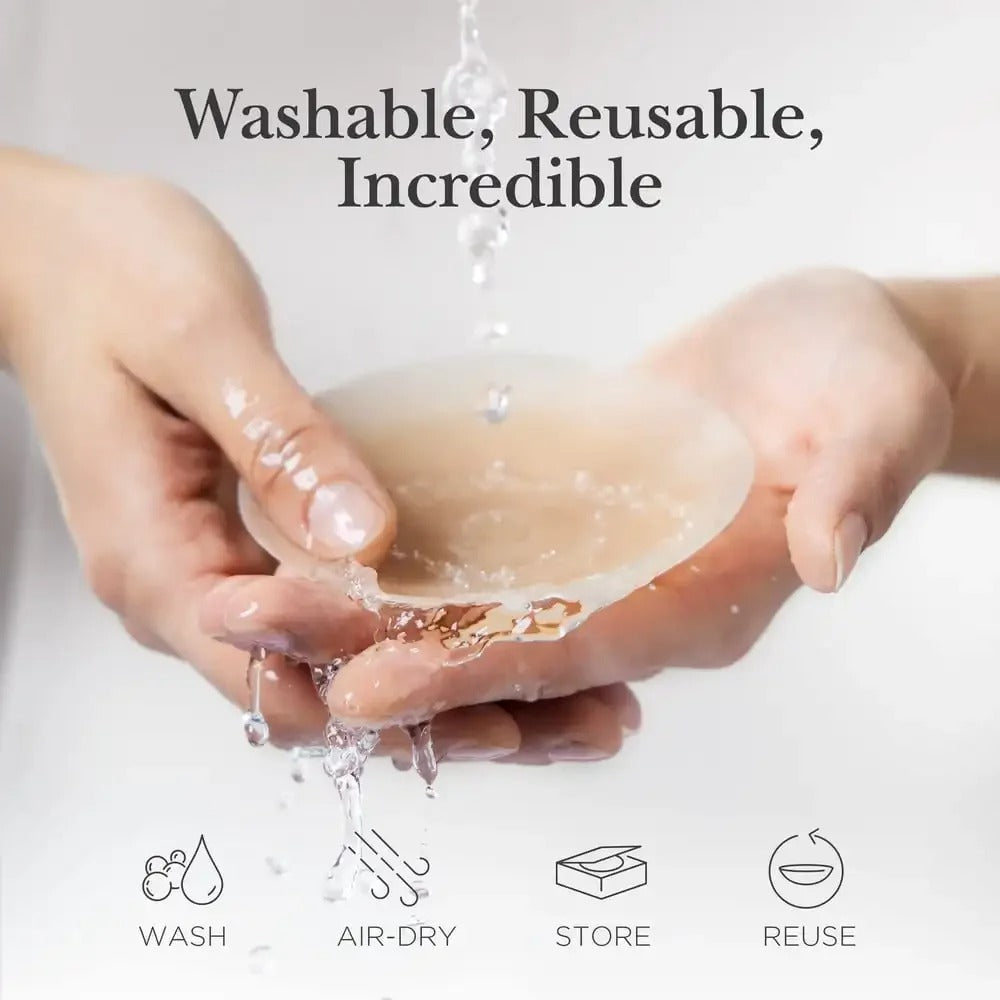 Reusable Silicone Nipple Covers – Invisible & Seamless (3 Pairs)