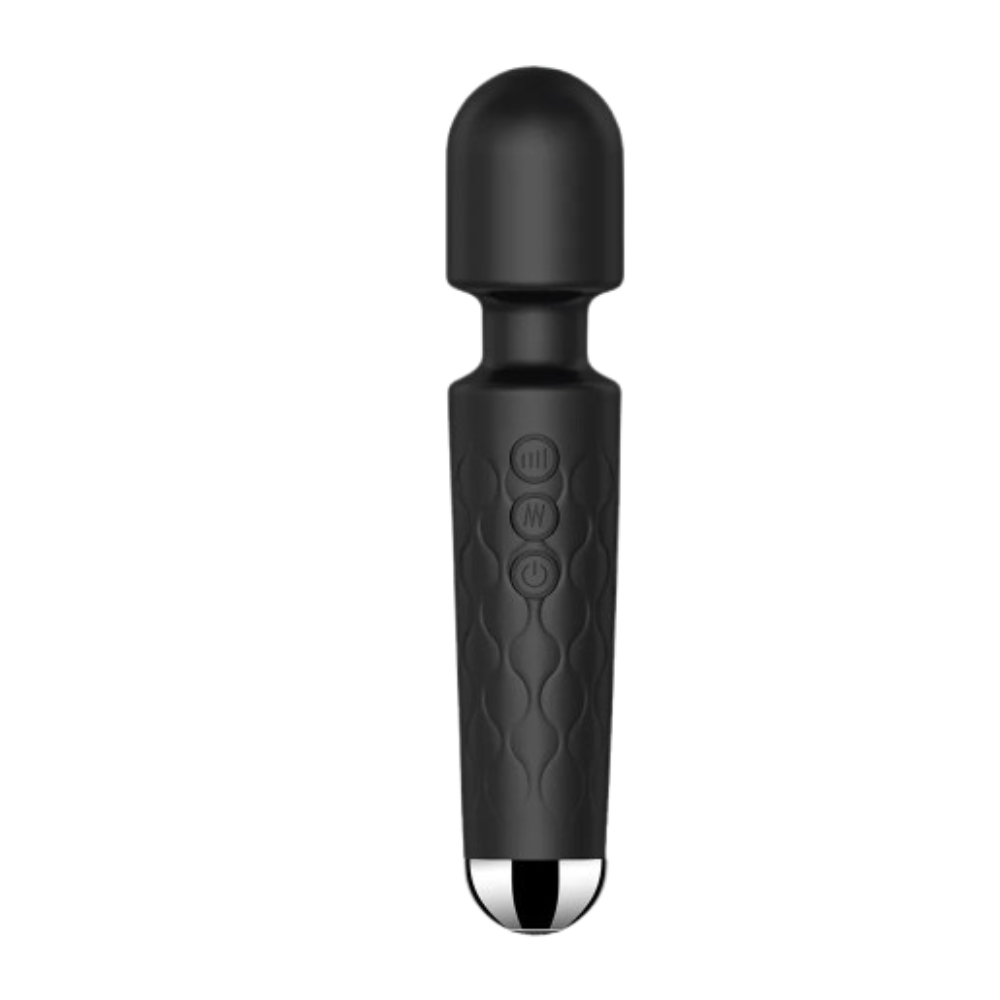 Black bullet vibrator for women, discreet, waterproof and portable
